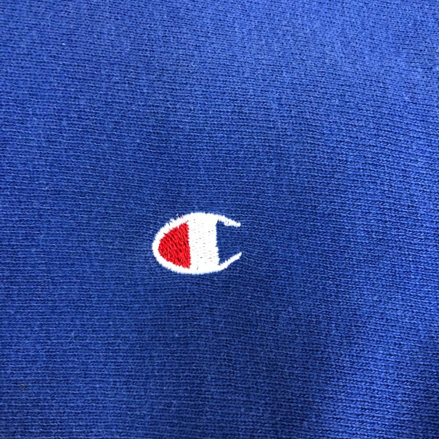 中古◆チャンピオン リバースウィーブ 90S 刺繍タグ USA製 ブルー メンズ サイズS champion reverse weave 【AFB10】