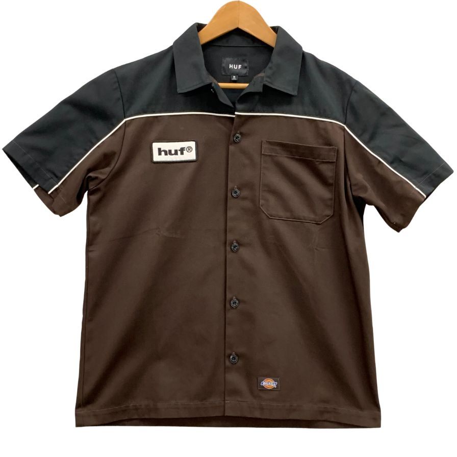 美品◇ハフ × ディッキーズ ワークシャツ 半袖 メンズ サイズM