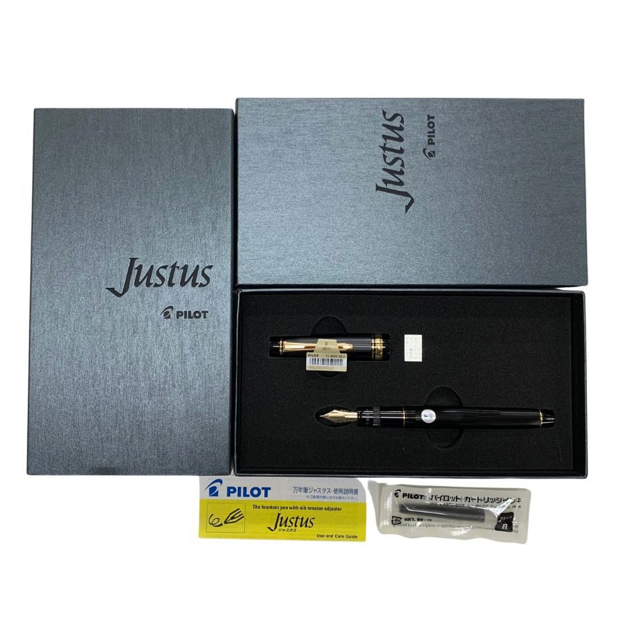 パイロット 万年筆 Justus95 ペン先14K FJ-3MR-SB-F ブラック PILOT【AFI18】