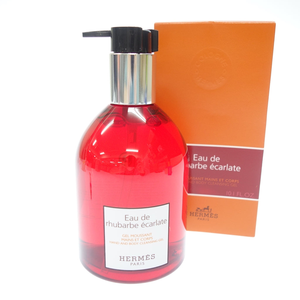 未使用◆エルメス オー ドゥ ルバーブ エカルラット ハンド&ボディ クレンジング ジェル 300ml HERMES【AFI1】