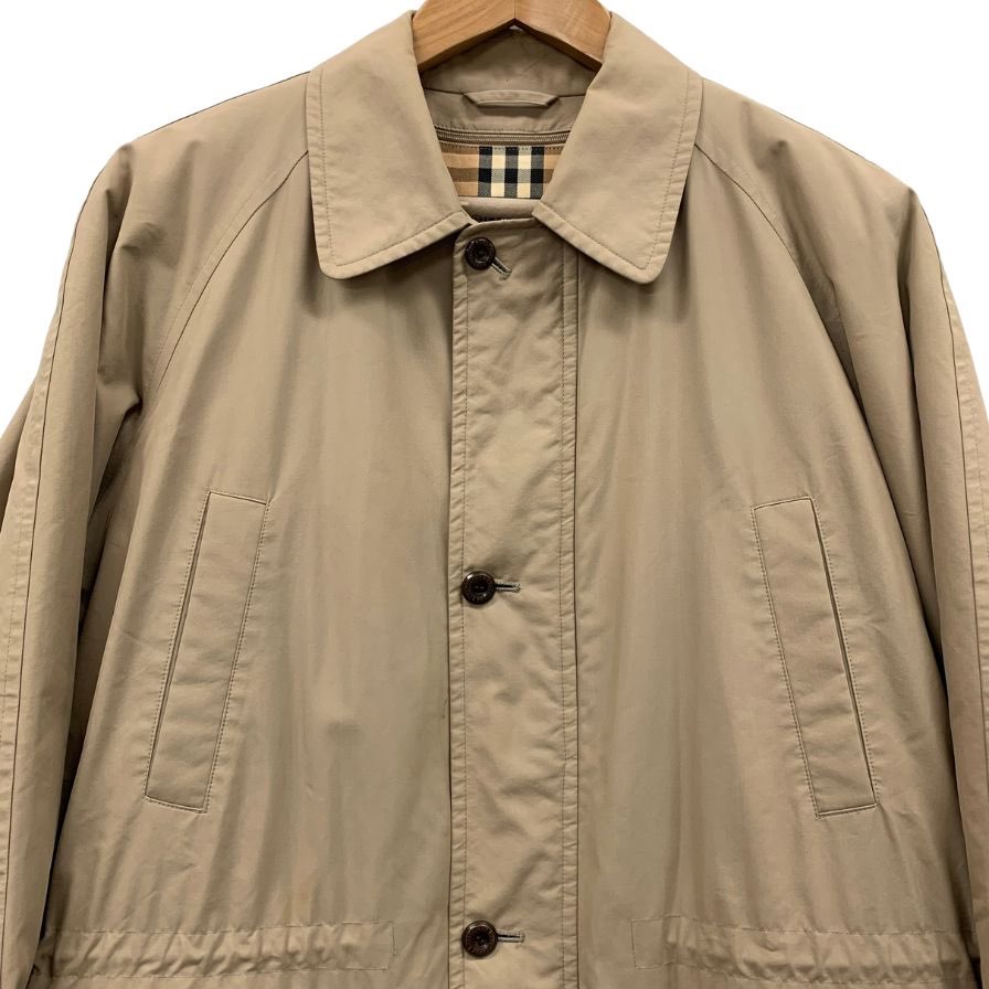 中古◆バーバリーズ ステンカラーコート ハーフ丈 ノバチェック ライナー BBN82-910-52 ベージュ レディース サイズMA BURBERRYS 【AFA24】