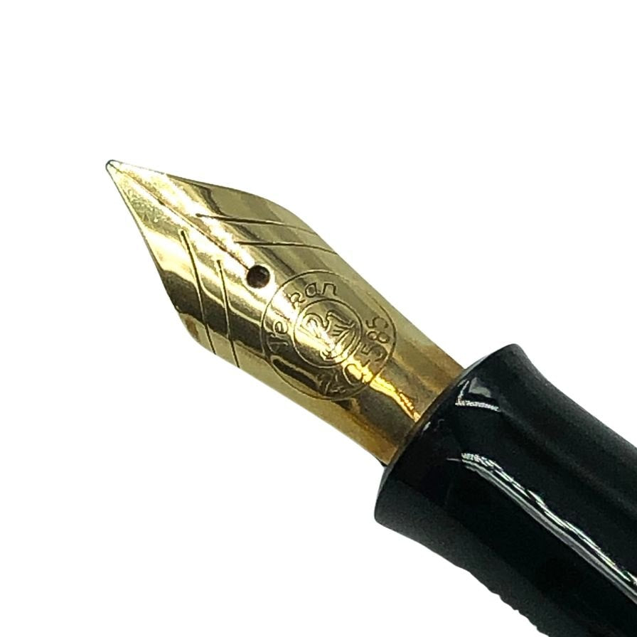 ペリカン 万年筆 スーベレーン 緑縞 ストライプ ペン先14C-585 M字 PELIKAN Souveran【AFI17】