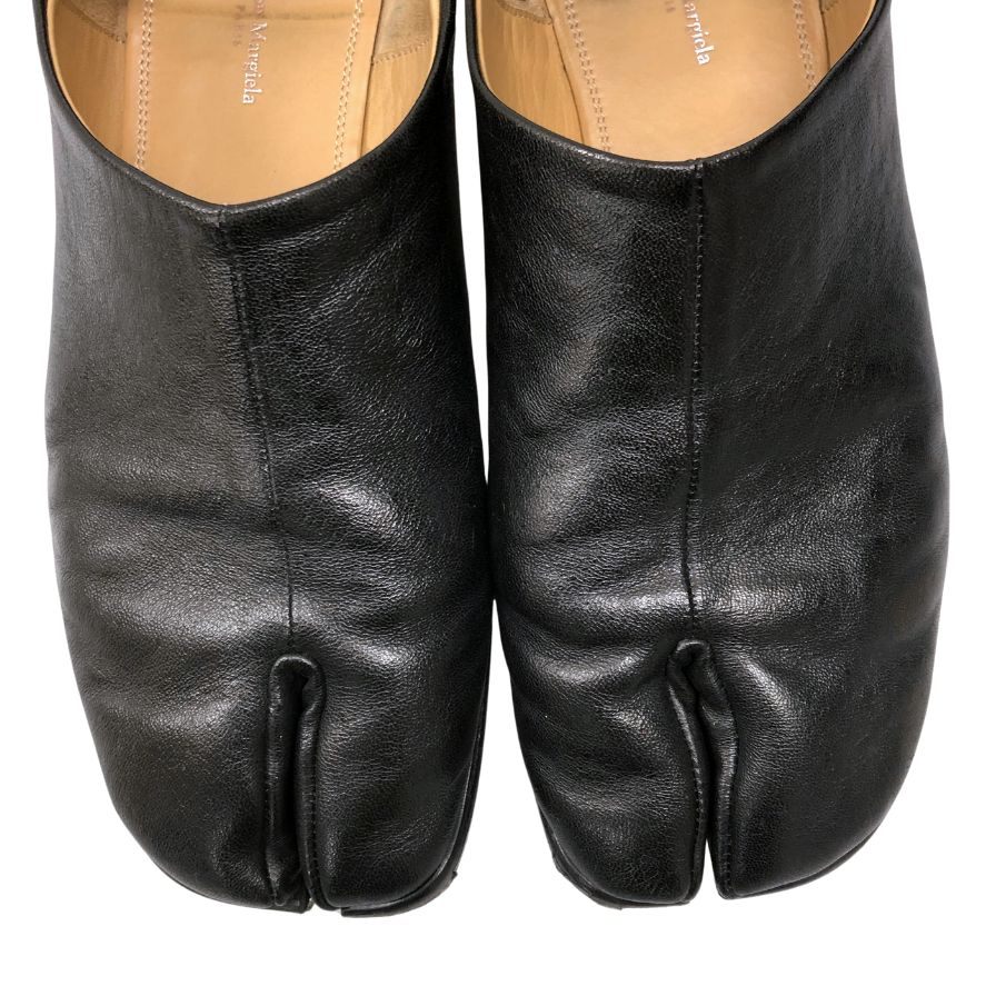 メゾン マルジェラ タビ バブーシュ シューズ ブラック ブラック サイズ40 S57WR0051メンズ Maison Margiela TABI BABOUCHE ビジネスシューズ 約25.0cm【LA】【中古】