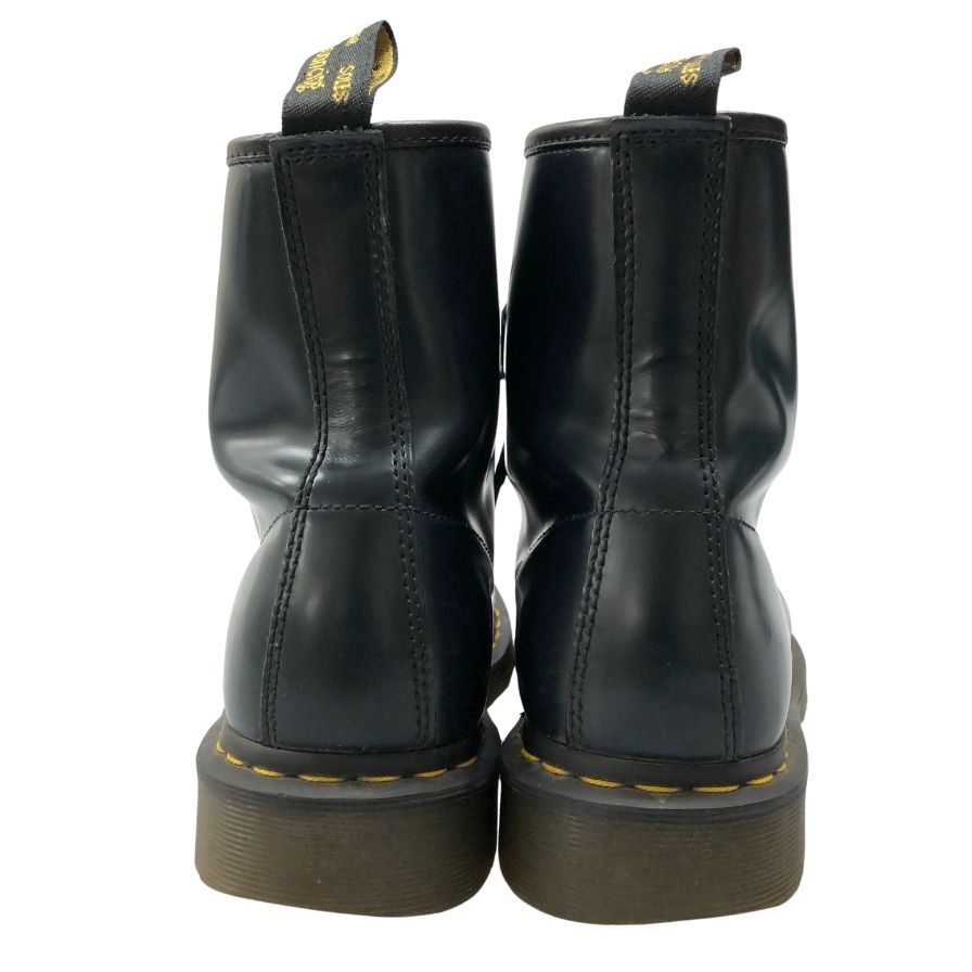 ドクターマーチン レースアップブーツ 8ホール ジェイドン レザー サイズUK9 GV01V メンズ ブラックネイビー Dr.Martens JADON 約28.0cm【AFC31】