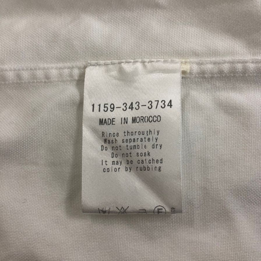 美品◆アクネ ストゥディオズ ボタンダウンシャツ 半袖 メンズ コットン サイズ 46 ホワイト ACNE STUDIOS 【AFB27】