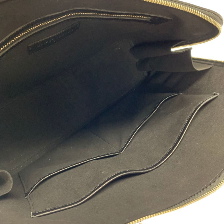 中古◆ユナイテッドアローズ トートバッグ レザー ブラック メンズ UNITED ARROWS【AFE5】