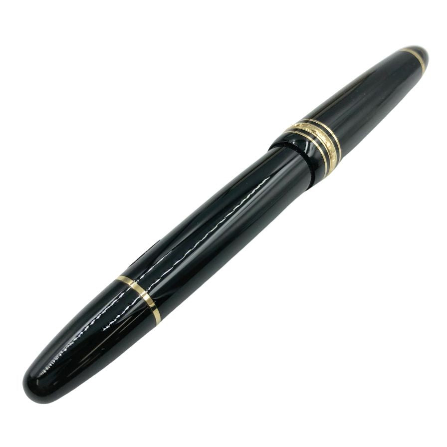 モンブラン 万年筆 マイスターシュティック No.146 ペン先14C ブラック ゴールド MONTBLANC【AFI18】