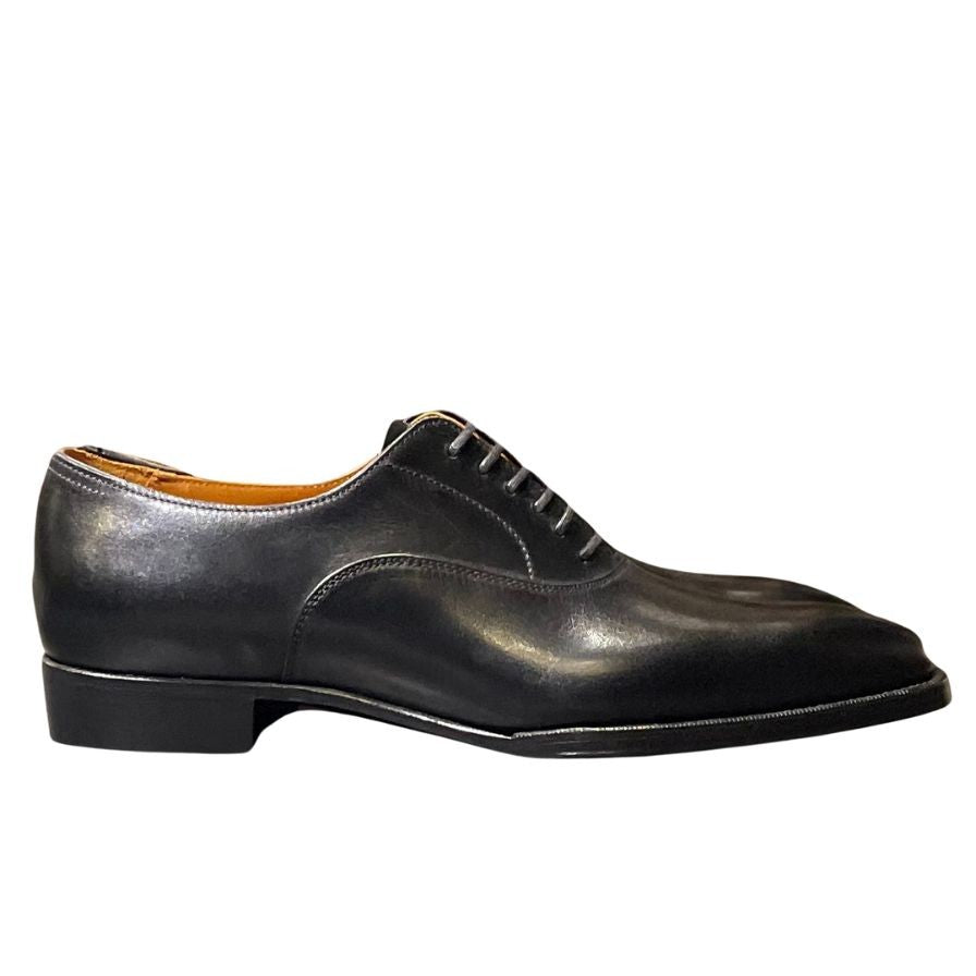 オリエンタルシューメーカー レザーシューズ プレーントゥ ST6004 ブラック サイズ メンズUK5.5 Oriental shoemaker 約23.5cm【LA】【中古】