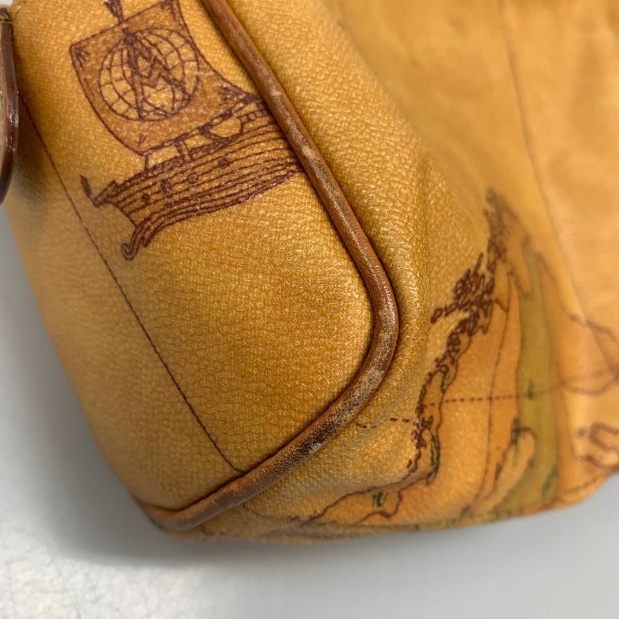 アルビエロ マルティーニ 地図柄 ポーチ ALVIERO MARITINI