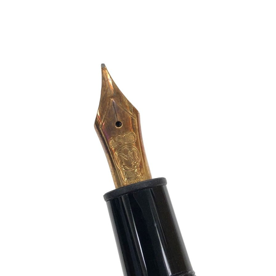 モンブラン 万年筆 マイスターシュテュック No.146 ペン先14K-585 4810 ブラック×ゴールド MONTBLANC【AFI6】