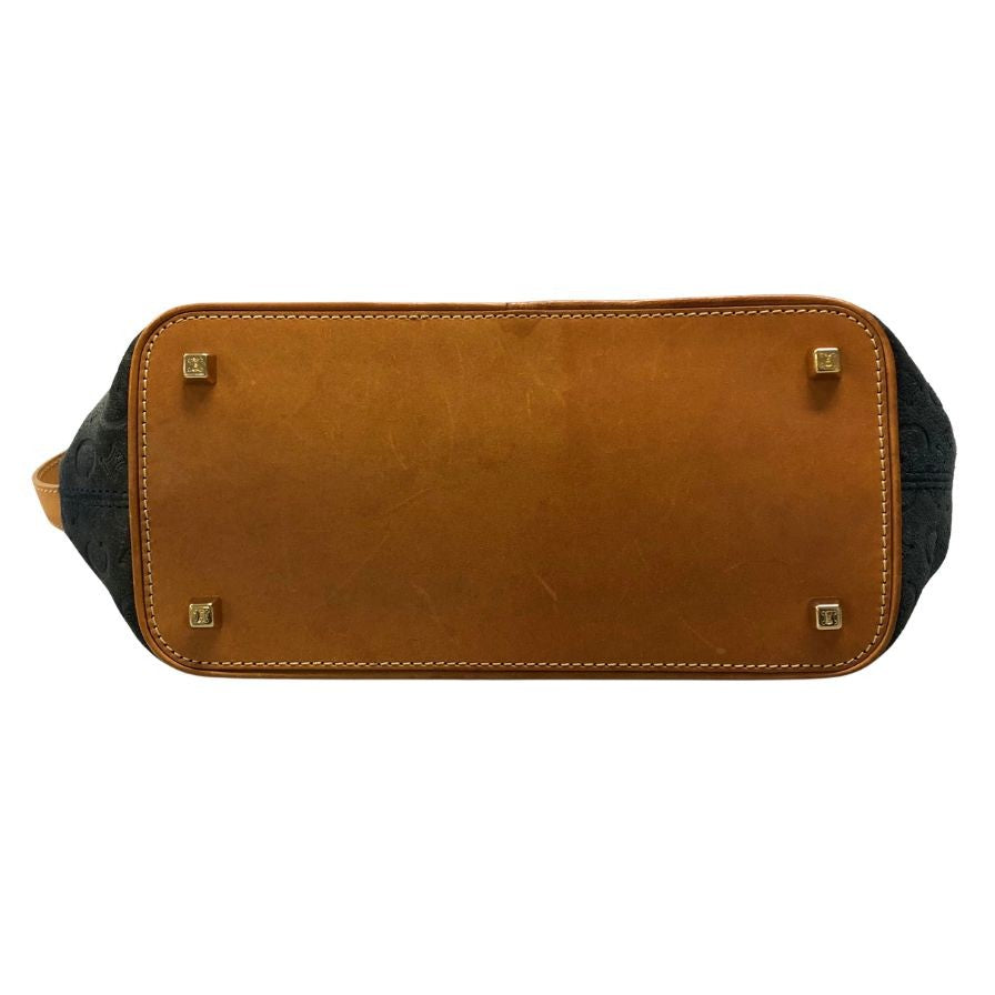 セリーヌ ショルダーバッグ ワンショルダー Cマカダム スエード×レザー ブルー レディース CELINE【AFE11】