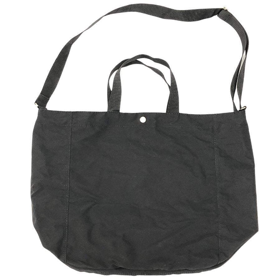 コムデギャルソン オム ショルダーバッグ 綿ナイロングログラン 2Way トート HN―K 292 ブラック COMME des GARCONS HOMME【AFE6】