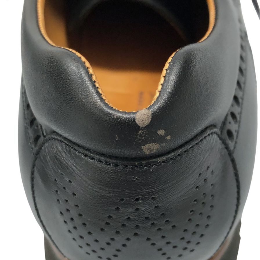 ジェイエムウエストン レザースニーカー モンキーシューズ ブラック メンズ サイズUK8C J.M.WESTON 約27.0cm【AFC30】