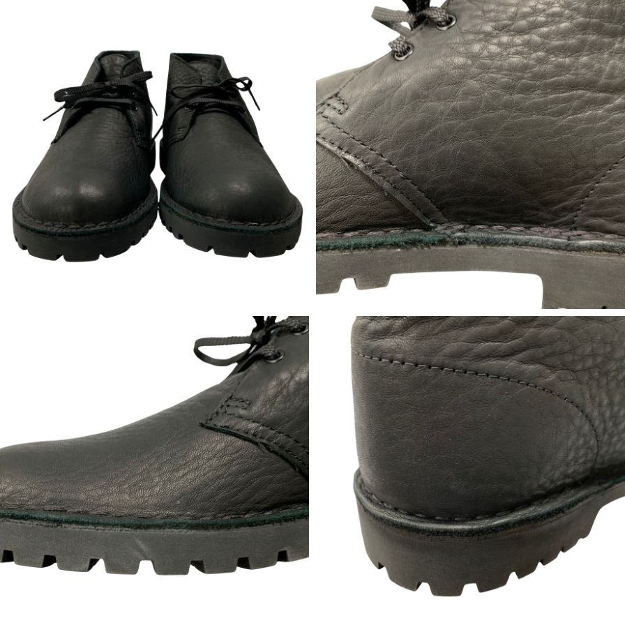 クラークス ビームス チャッカブーツ デザートロック ゴアテックス レザー メンズ サイズUK9 ブラック Clarks x BEAMS 約27.5cm【AFD5】
