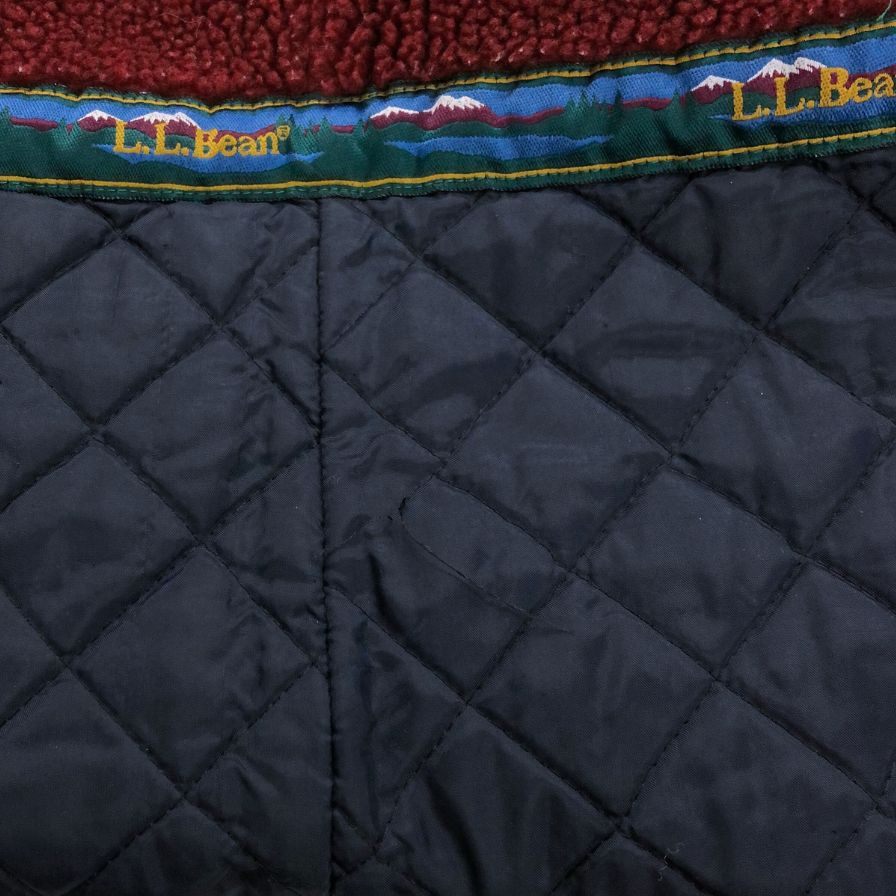 美品◆エルエルビーン ジップブルゾン 80S ネイビー メンズ サイズ S L.L.Bean 【AFA2】