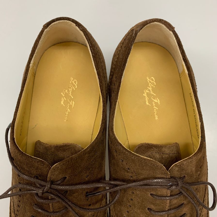 ロイドフットウェア レザーシューズ 2826ER04 ウイングチップ スエード メンズ サイズ6.5 ブラウン系 Lloyd Footwear 約25.0cm【AFD14】