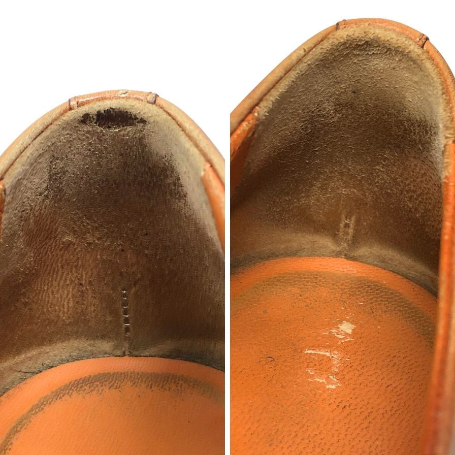 サントーニ レザーシューズ ストレートチップ 6365 ブラウン サイズ7 メンズ Santoni 約26.0cm【AFC43】