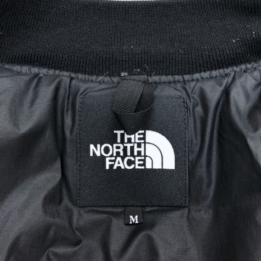 中古◆ノースフェイス 中綿ジャケット NY82452 インサレーションボンバージャケット MA-1 メンズ ブラック サイズM THE NORTH FACE 【AFA24】