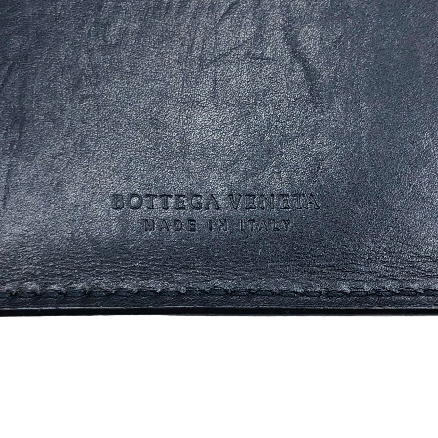 ボッテガヴェネタ 長財布 二つ折り クロコダイル ネイビー メンズ BOTTEGA VENETA【AFI27】