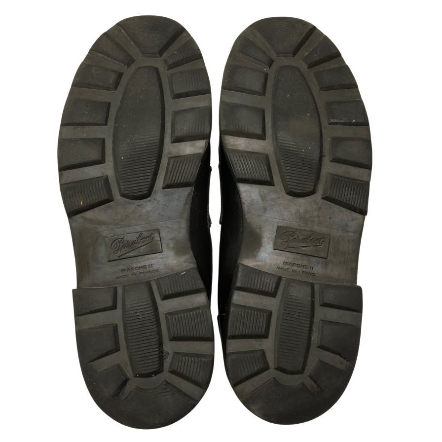 パラブーツ コインローファー ランス メンズ サイズ7F ダークブラウン Paraboot REIMS 約25.5cm【AFC6】