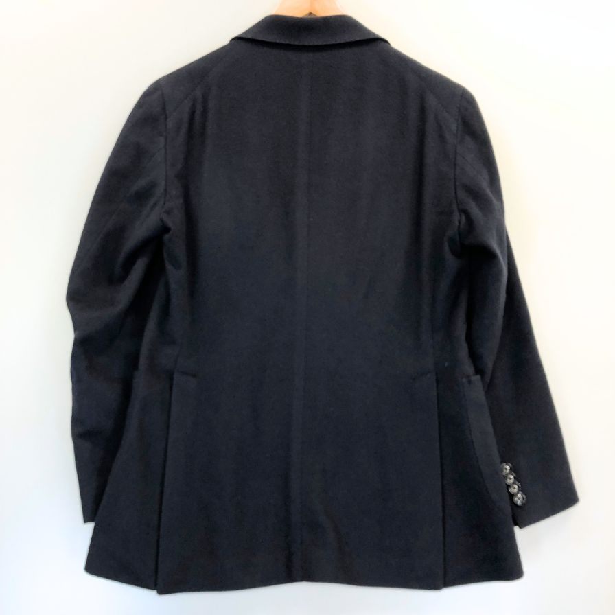 中古◆タリアトーレ テーラードジャケット 6B ダブル ブレザー カシミア100% 1SMC20K ネイビー メンズ サイズ44 TAGLIATORE 【AFB14】