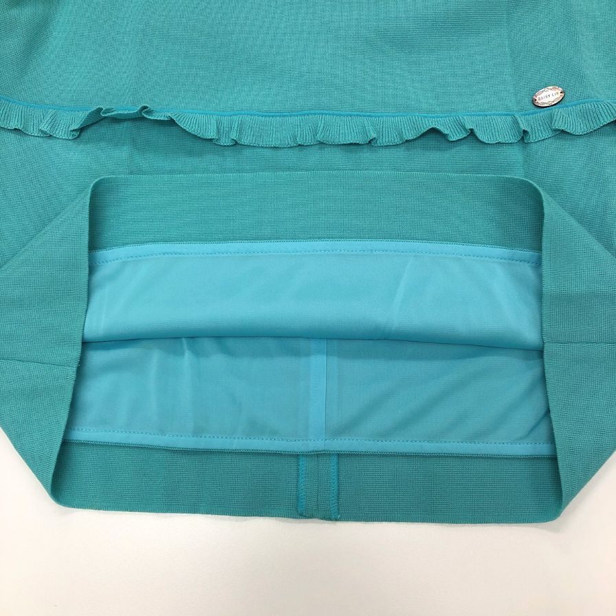 中古◆フォクシー ノースリーブワンピース レディース サイズ38 ブルー 31520 FOXEY 【AFB23】