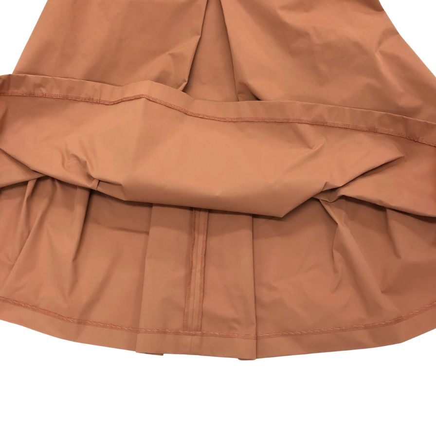 美品◆フォクシー ニューヨーク ワンピース 28717 ノースリーブ ストレッチ オレンジ レディース サイズ42 FOXEY NEW YORK 【AFB41】