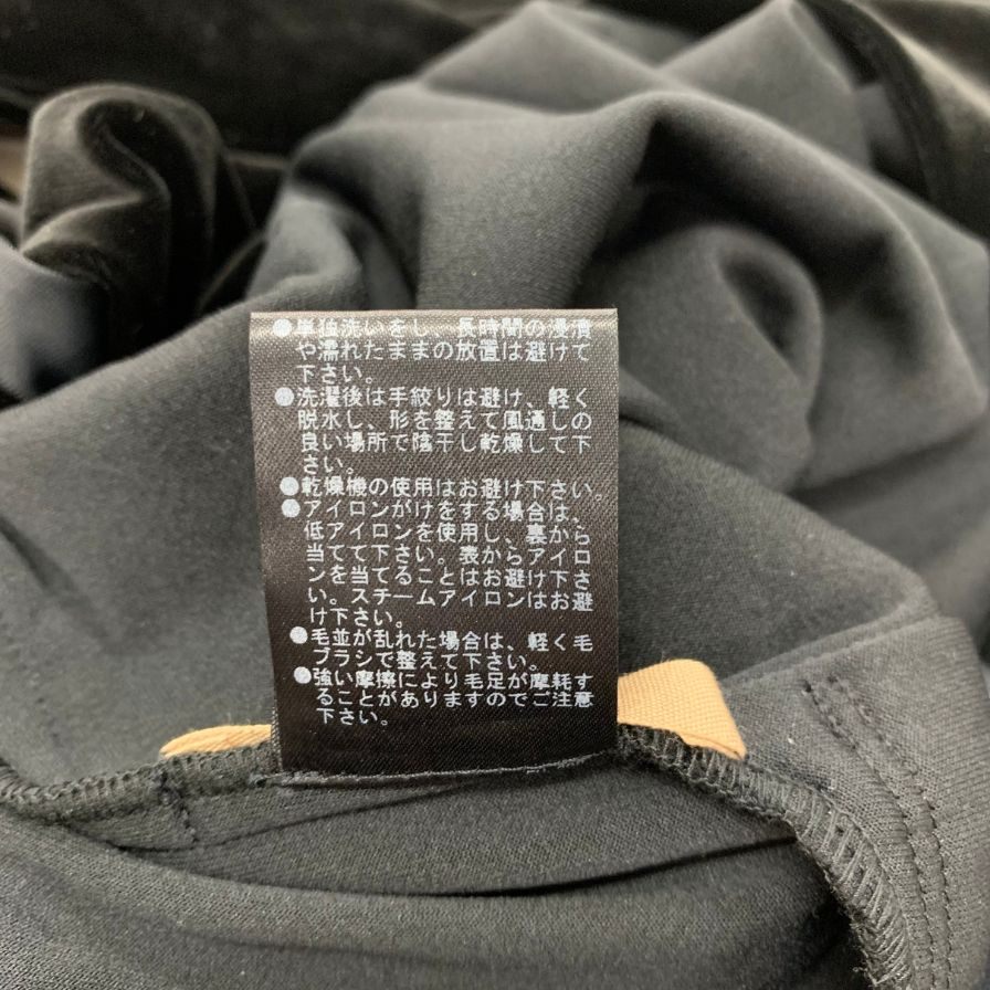 極美品◆デイジー ベロア ワンピース チュニックワンピース トリアセテート ブラック サイズ表記なし レディース DAISY VELOUR 【AFB47】
