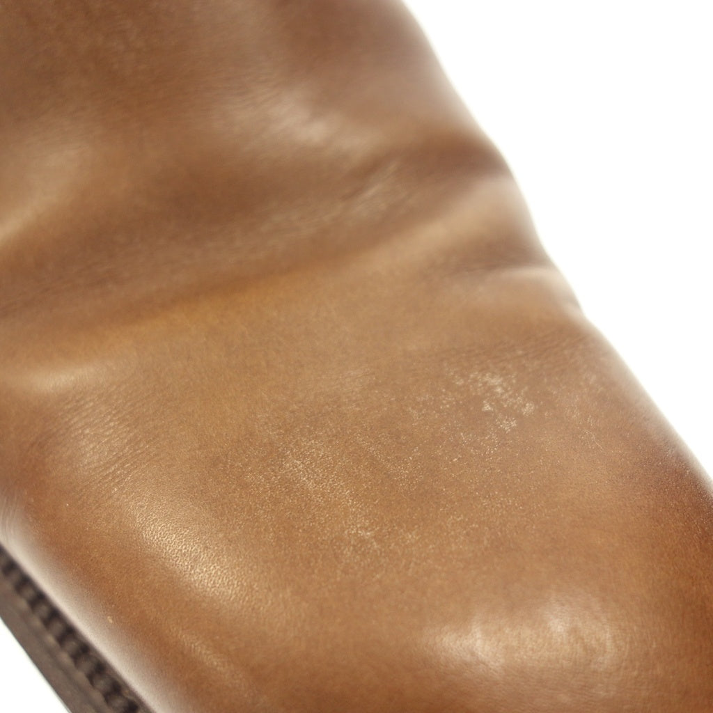 美品◆サルヴァトーレフェラガモ レザーシューズ ジョッパーブーツ メンズ ブラウン サイズ7 Salvatore Ferragamo【AFC5】