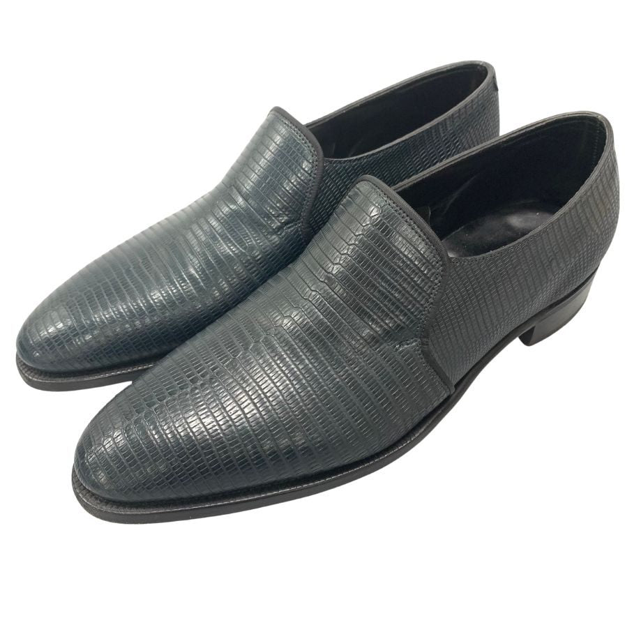 美品◆ジョンロブ エドワード ブーツ リザード ブラック サイズ不明 メンズ JOHN LOBB EDWARD【AFC40】