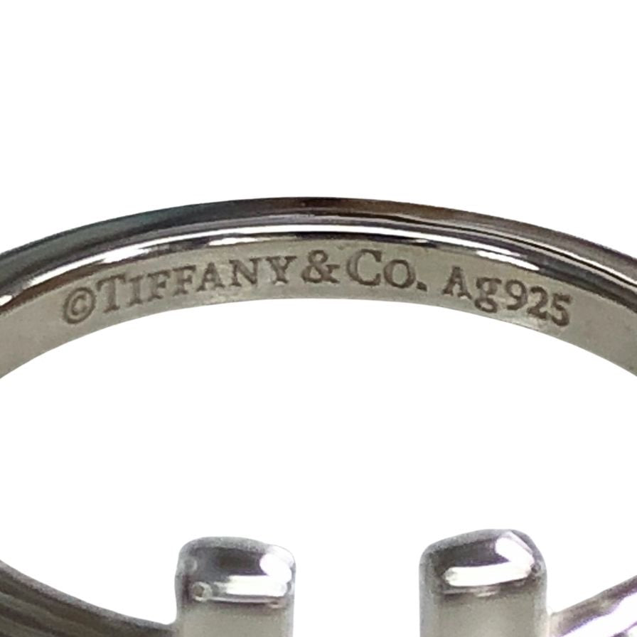 ティファニー リング Tスクエア シルバー 925 メンズ 約22号 Tiffany&Co.【AFI5】