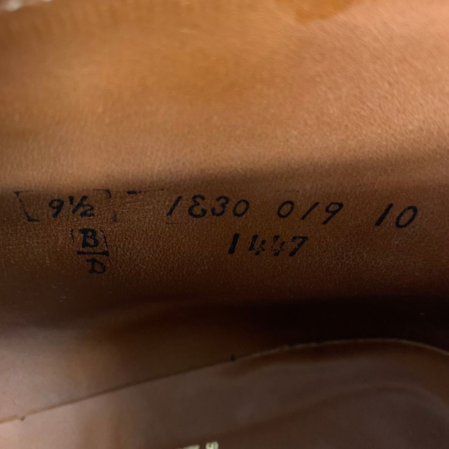 オールデン 1447 チャッカ グレインカーフ クレープソール サイズ9.5D ALDEN ブーツ 約27.5cm【LA】【中古】
