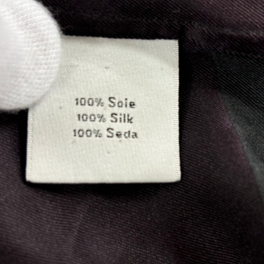 中古◆エルメス シルク シャツ マルチカラー メンズ サイズ44 HERMES 【AFB37】