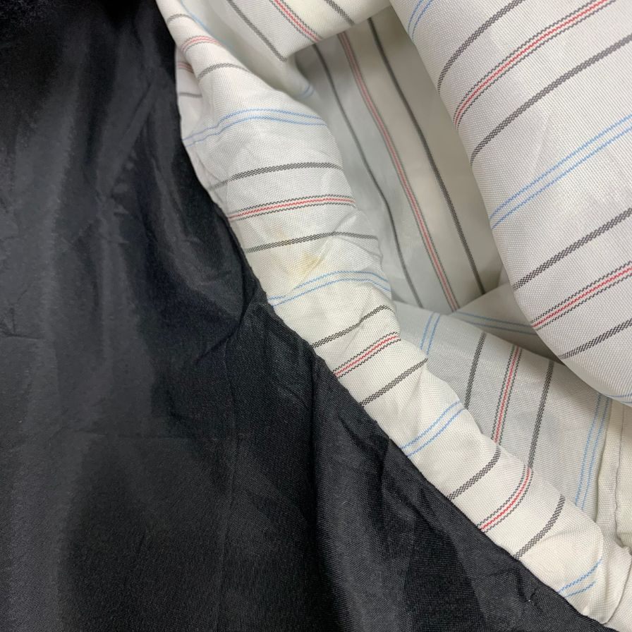 美品◆ローレン ラルフローレン メイシー テーラードジャケット ウール カナダ製 グレー メンズ サイズM LAUREN RALPH LAUREN macys 【AFB51】