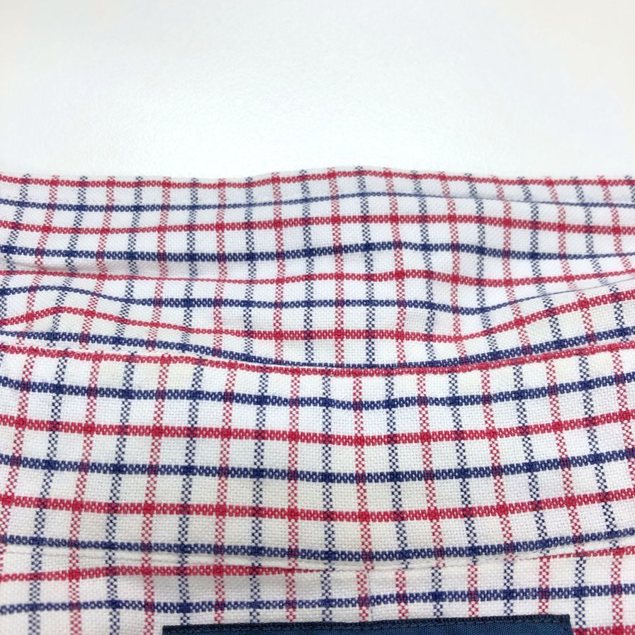 美品◆ラルフローレン 長袖シャツ ボタンダウン 胸刺繍 チェック メンズ サイズ16 1/2 RALPH LAUREN 【AFB17】