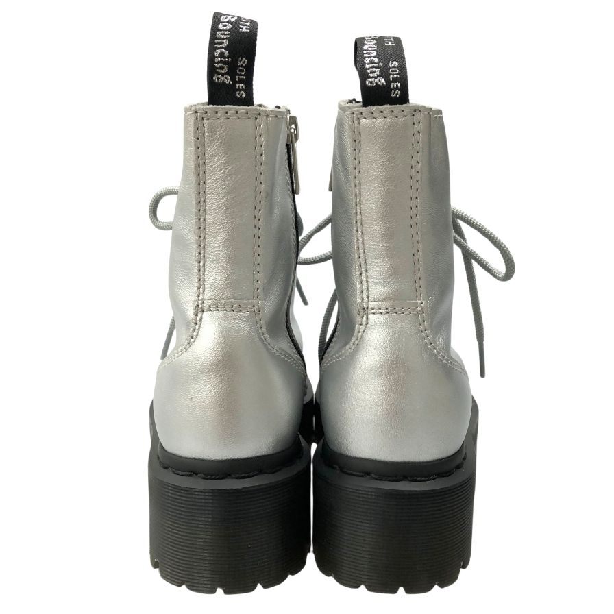 ドクターマーチン ブーツ ジャドン シルバー 8ホール サイズUK4 DR MARTENS Jadon SILVER 約23.0cm【AFD5】