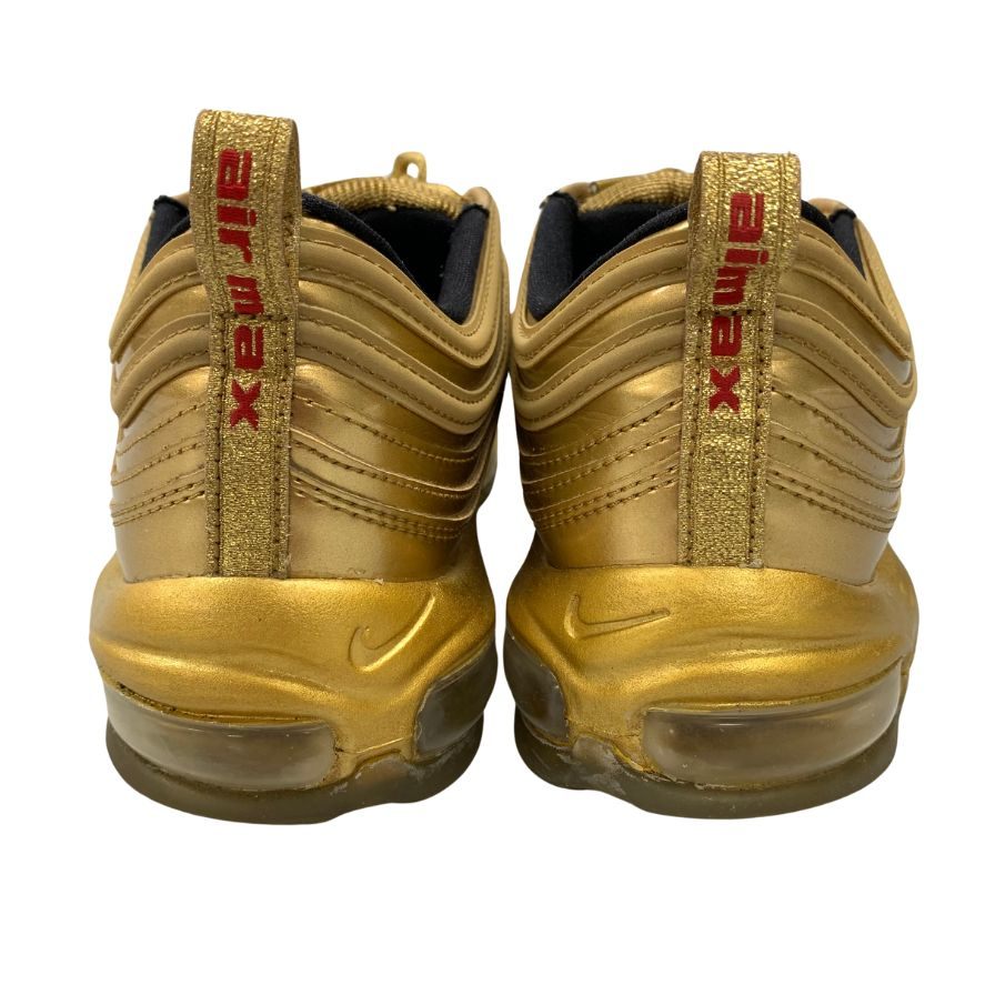 美品◆ナイキ スニーカー エアマックス97 CT4556 700 メタリックゴールド メンズ サイズ27cm NIKE AIR MAX【AFC5】