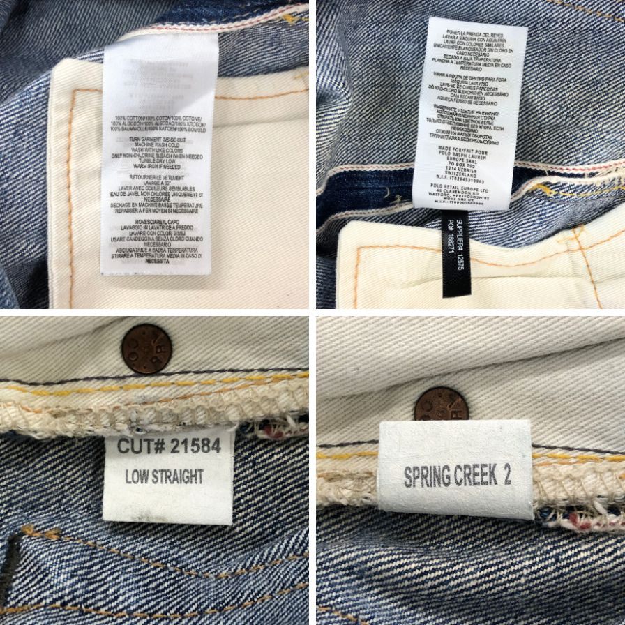 ダブルアールエル ラルフローレン デニムパンツ USA製 メンズ W34 L34 RRL RALPH LAUREN 【AFB16】