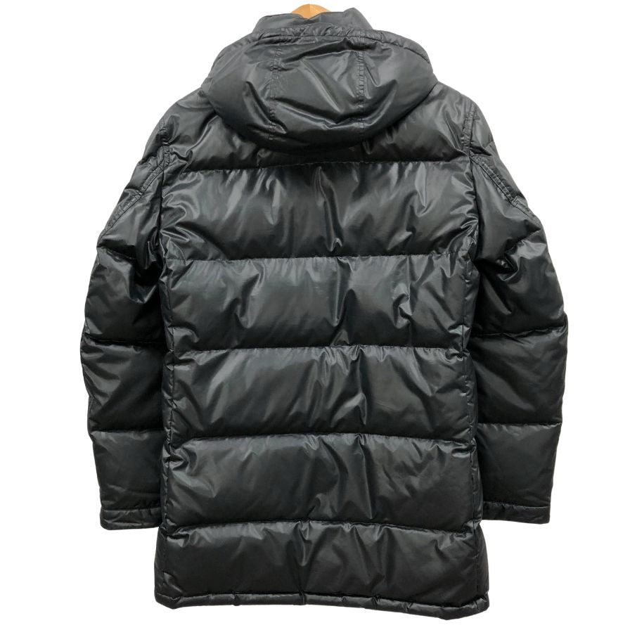 美品◆バーバリー ブラックレーベル ダウンジャケット BMP70-534-09 ノバチェック ブラック サイズL メンズ BURBERRY BLACK LABEL 【AFA2】