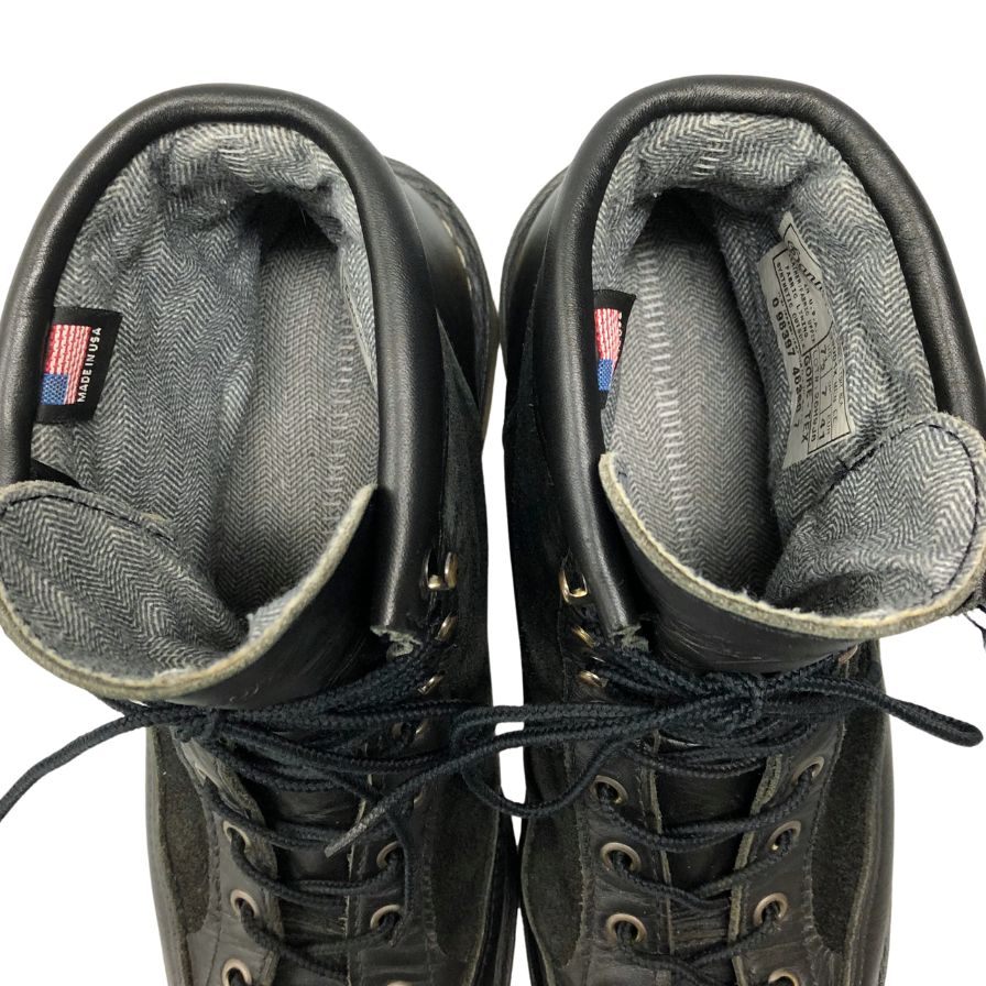 ダナー ブーツ ダナーライト 33001X スエード ハイカット サイズ7.5EE ブラック Danner 約26.0cm【AFC46】