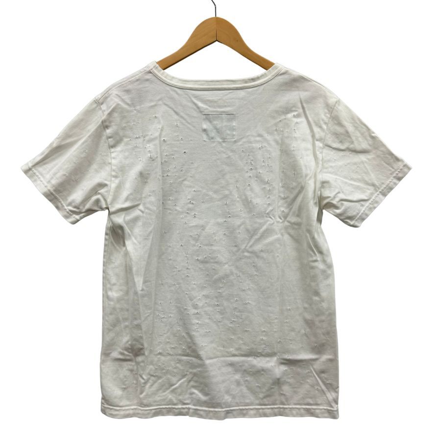 美品◆ゴッド セレクション トリプルエックス×ユーエス オルタネーション 半袖Tシャツ クラッシュ加工 サイズL GOD SELECTION XXX×U.S.ALTERATION 【AFB10】
