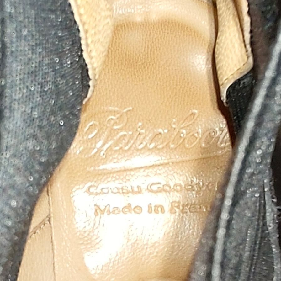 パラブーツ レザーシューズ サイドゴアブーツ ブラック メンズ サイズUK6.5 PARABOOT 約25.5cm【LA】【中古】
