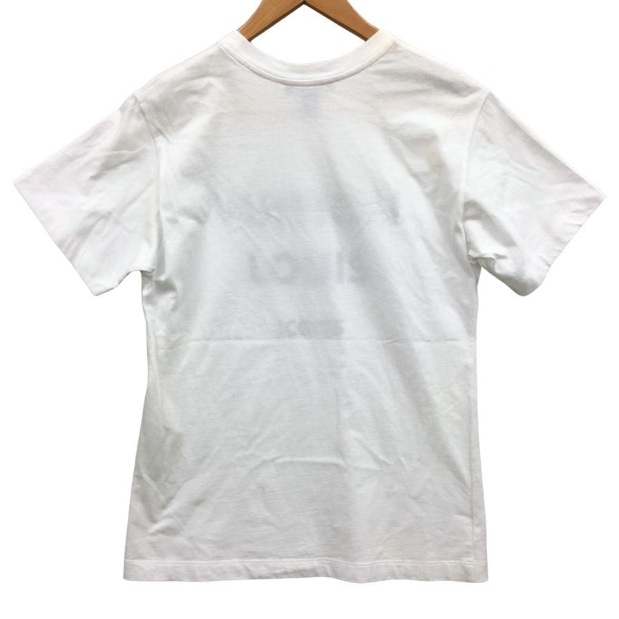 中古◆ルイヴィトン チェーン ロゴ 半袖Tシャツ レディース サイズS ホワイト RW211W LCT FITS02 LOUIS VUITTON 【AFB21】