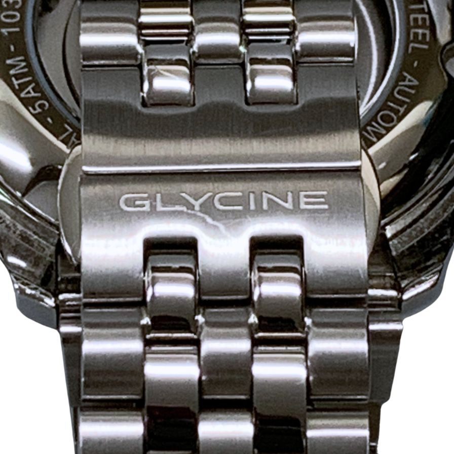 グリシン コンバット6 ムーンフェイズ デイト GL0191 メンズ銀 GLYCINE【AFI21】