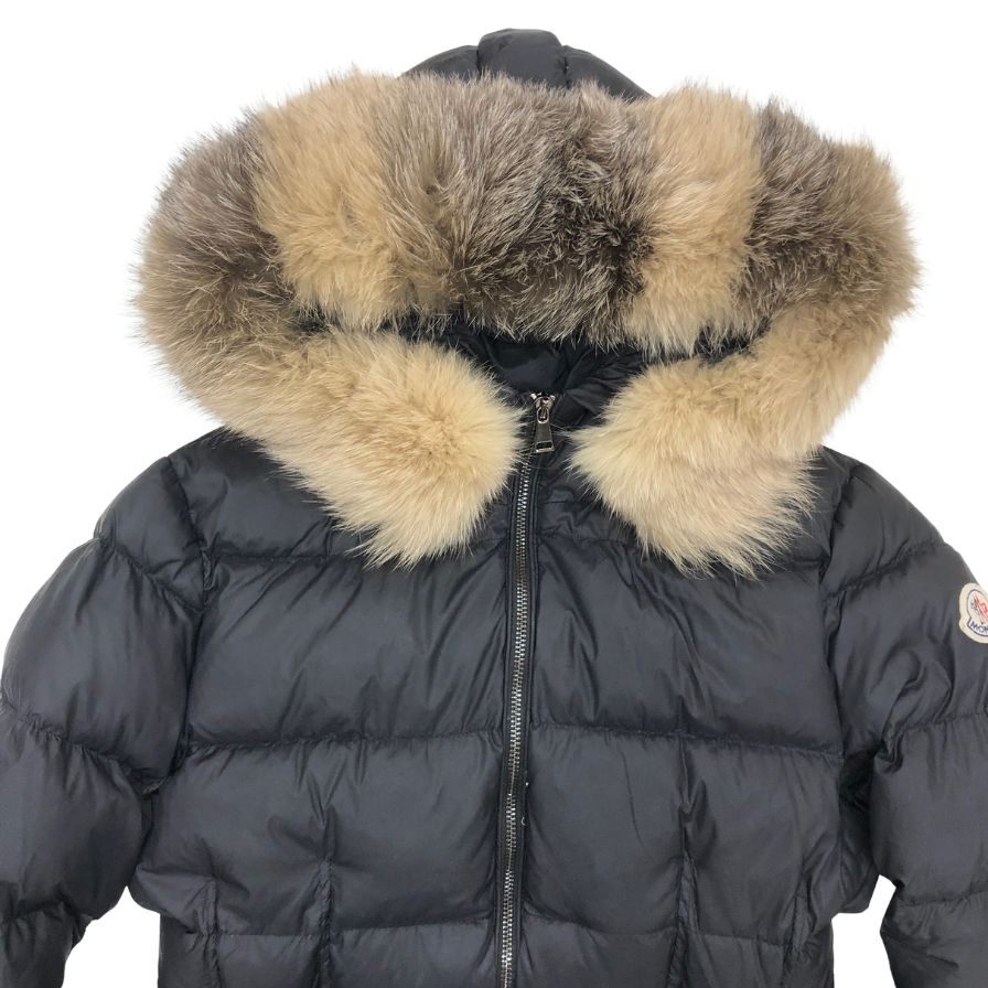 中古■モンクレール ダウンジャケット ショート BOEDIC 2020年製 ダウン フェザー レディース サイズ2 ブラック Moncler 【AFA3】