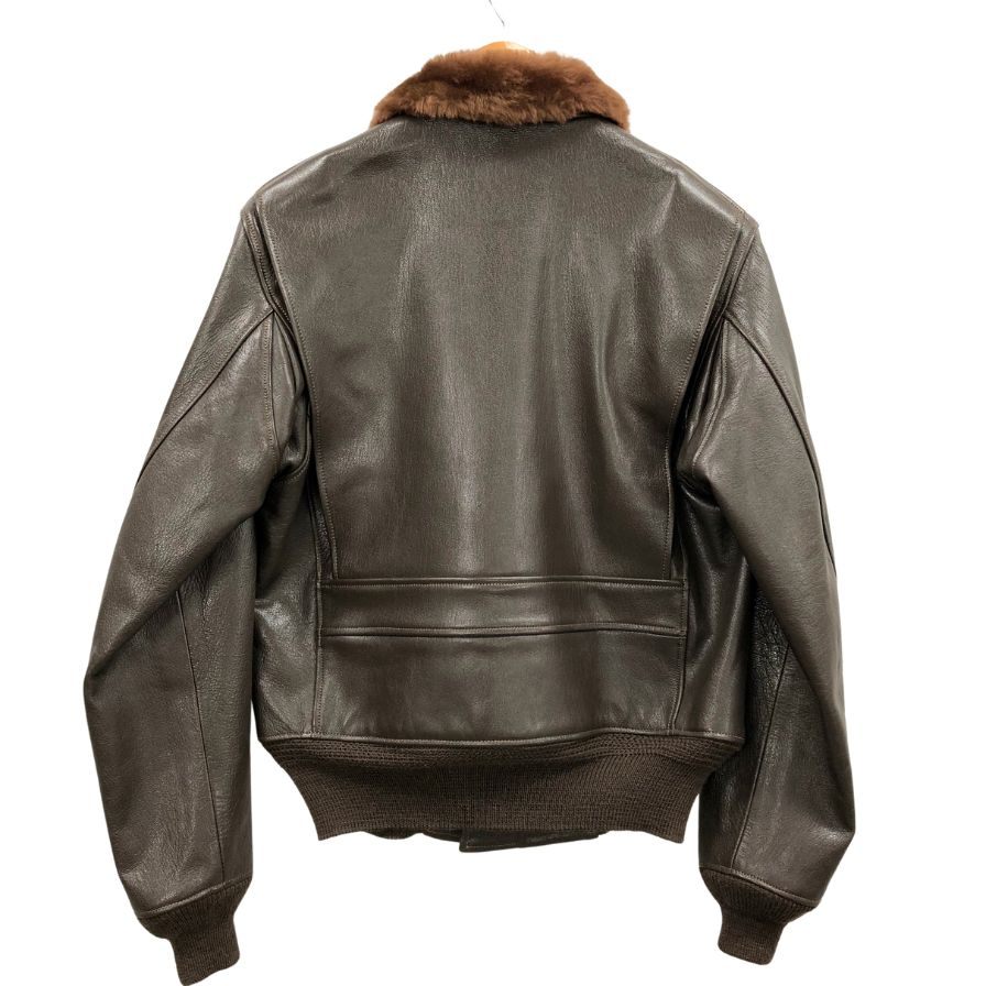 美品◆バズリクソンズ フライトジャケット Type G-1 BR80586 ブラウン メンズ サイズM BUZZ RICKSON'S 【AFG1】