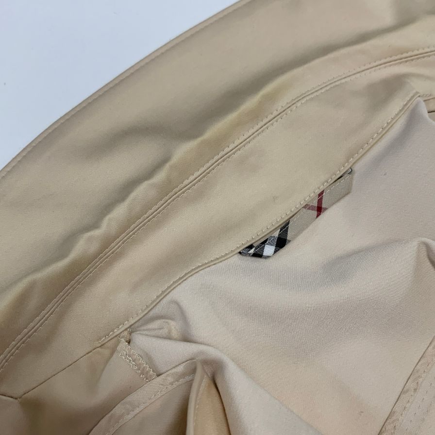 中古◆バーバリーロンドン テーラード ジャケット レディース アイボリー系 サイズ42 BURBERRY LONDON 【AFB35】