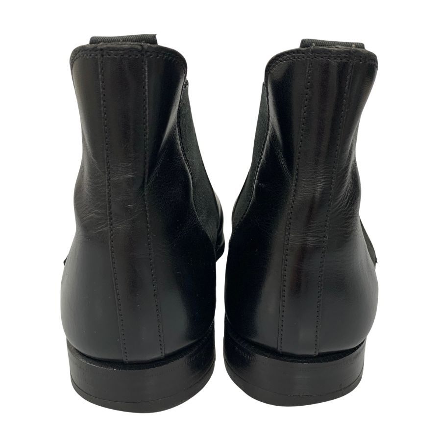 美品◆クロケット&ジョーンズ レザーシューズ チェルシー サイドゴアブーツ カーフ ブラック系 メンズ サイズ8.5E CROCKETT&JONES CHELSEA【AFC40】