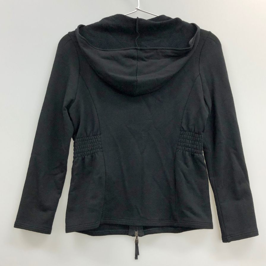中古◆エフガール フォクシージップパーカー 24677 テンセル ストレッチ ブラック レディース サイズS FguRL FOXEY 【AFB32】
