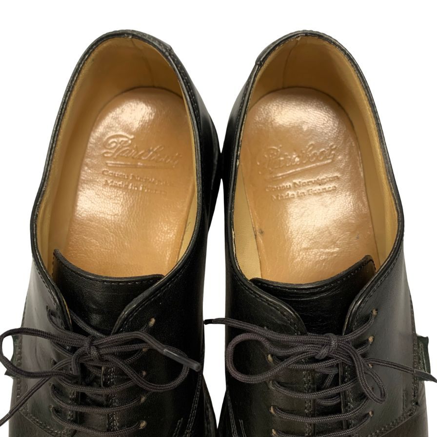パラブーツ レザーシューズ プレーントゥ アルル カーフ メンズ サイズUK8 ブラウン PARABOOT ARLES ビジネスシューズ 約26.5cm【LA】【中古】